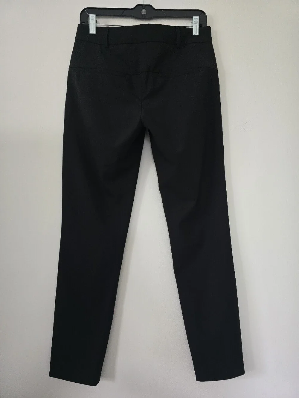 Veronica Beard Renzo Clean Waistband Pant Black Cropped Slim Leg Wool Pant Sz  2